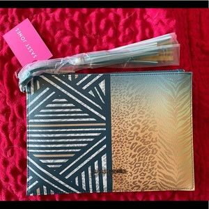 Sassy Jones Zanzibar Clutch -  Blue/Green